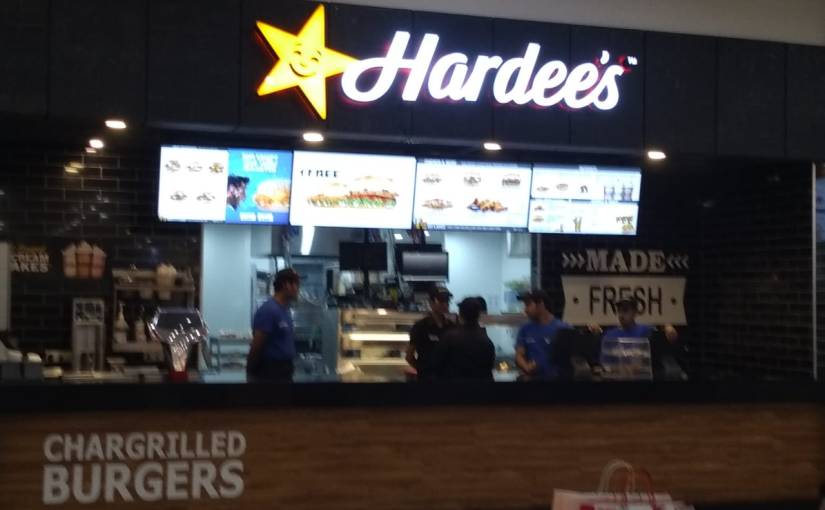 Loaded fries and chicken fillet burger of&nbsp;Hardee’s