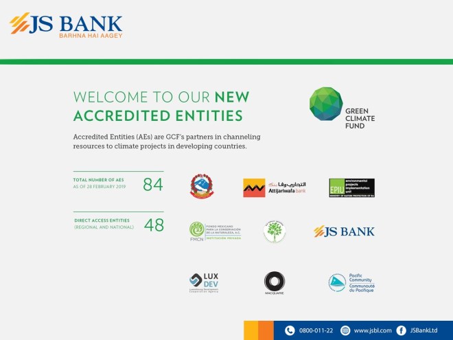 JS Bank and Green Climate Fund