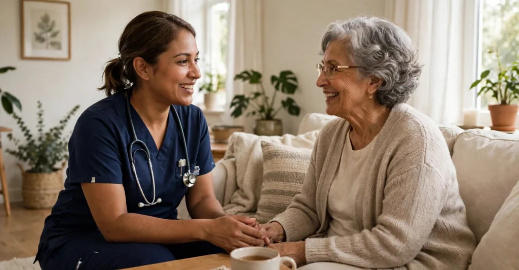Instagram design case study for AssuranceJ Homecare Services, U.S. homecare provider.