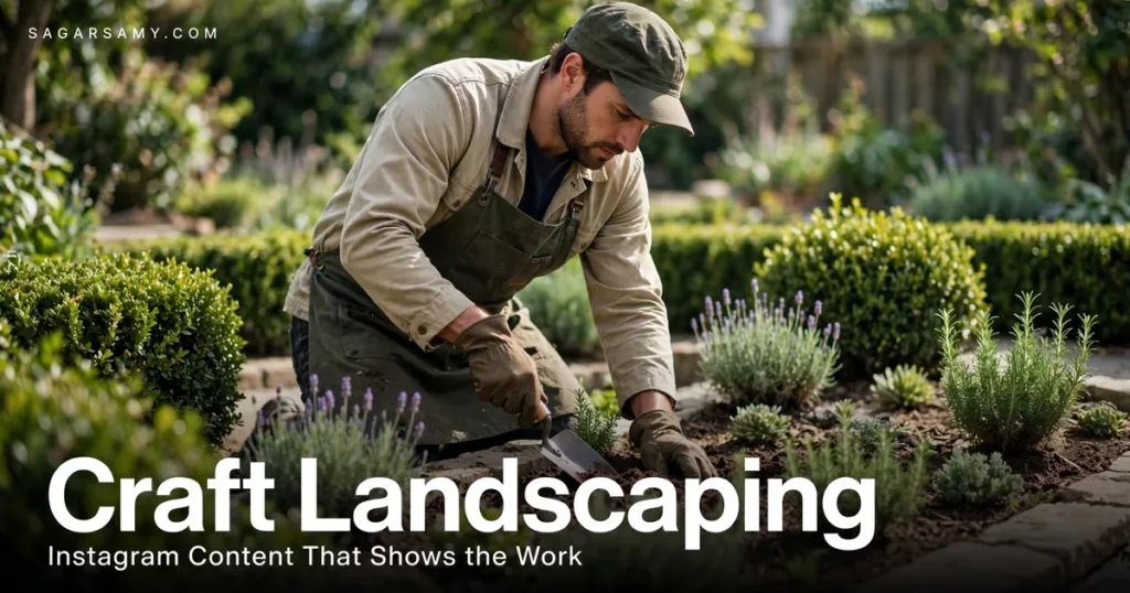 Instagram content case study for Craft Landscaping, Canadian landscaping company.